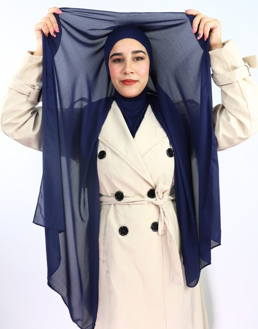 ⁦Crepe Bonnet Ninja – Bleu⁩ - الصورة ⁦3⁩
