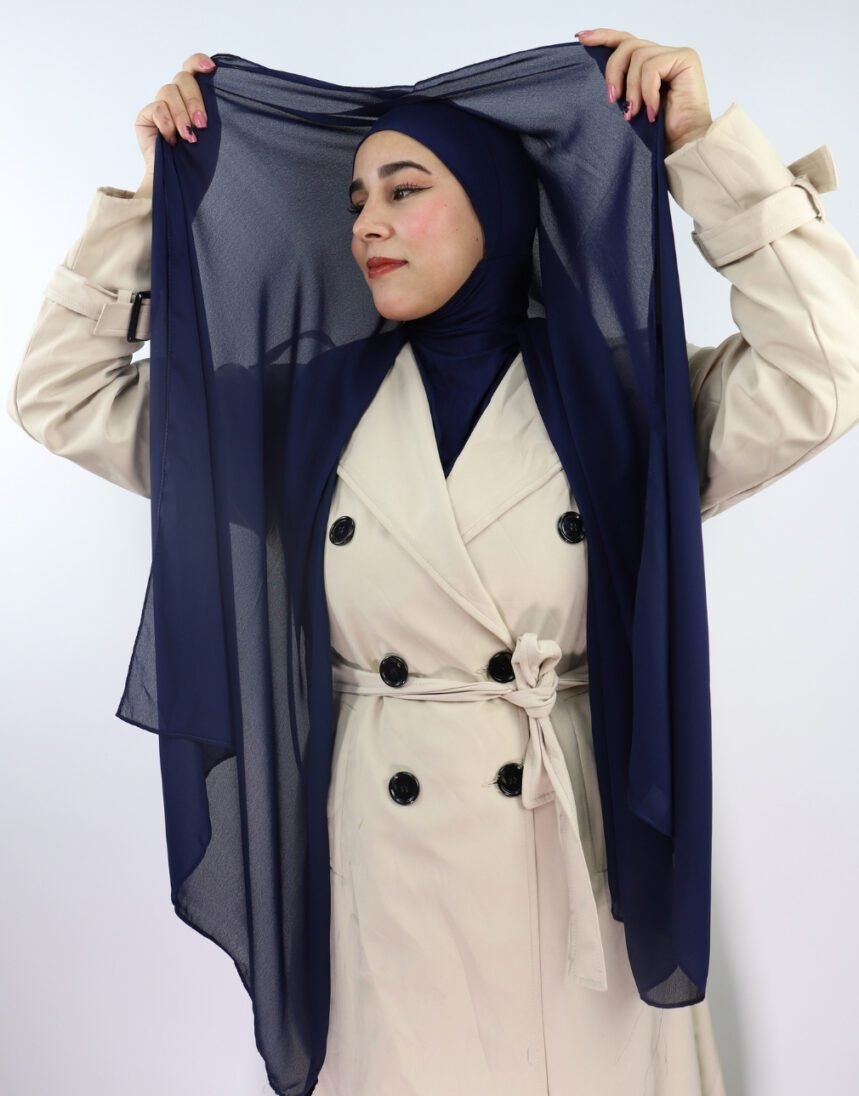 ⁦Crepe Bonnet Ninja – Bleu⁩ - الصورة ⁦2⁩